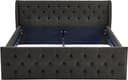 ATLANTIC home collection Polsterbett TAMINA | Grau 3