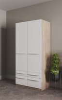 priess Kleiderschrank Barcelona | Holztöne