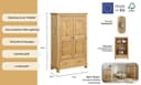 OTTO home Wäscheschrank Rauna | Holztöne 3