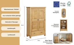 OTTO home Wäscheschrank Rauna | Holztöne