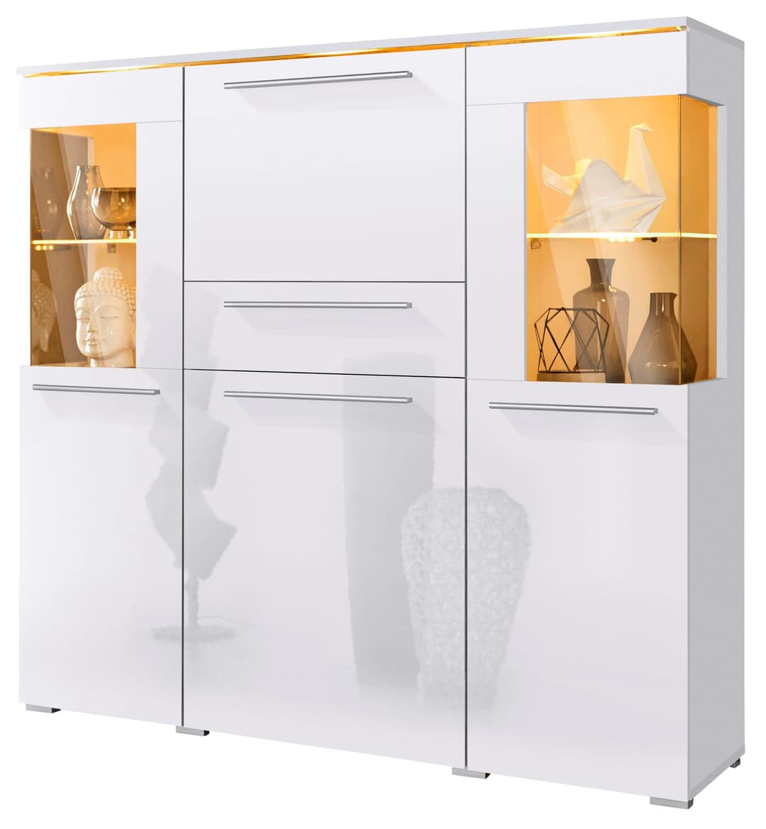 OTTO home Highboard India | Weiß