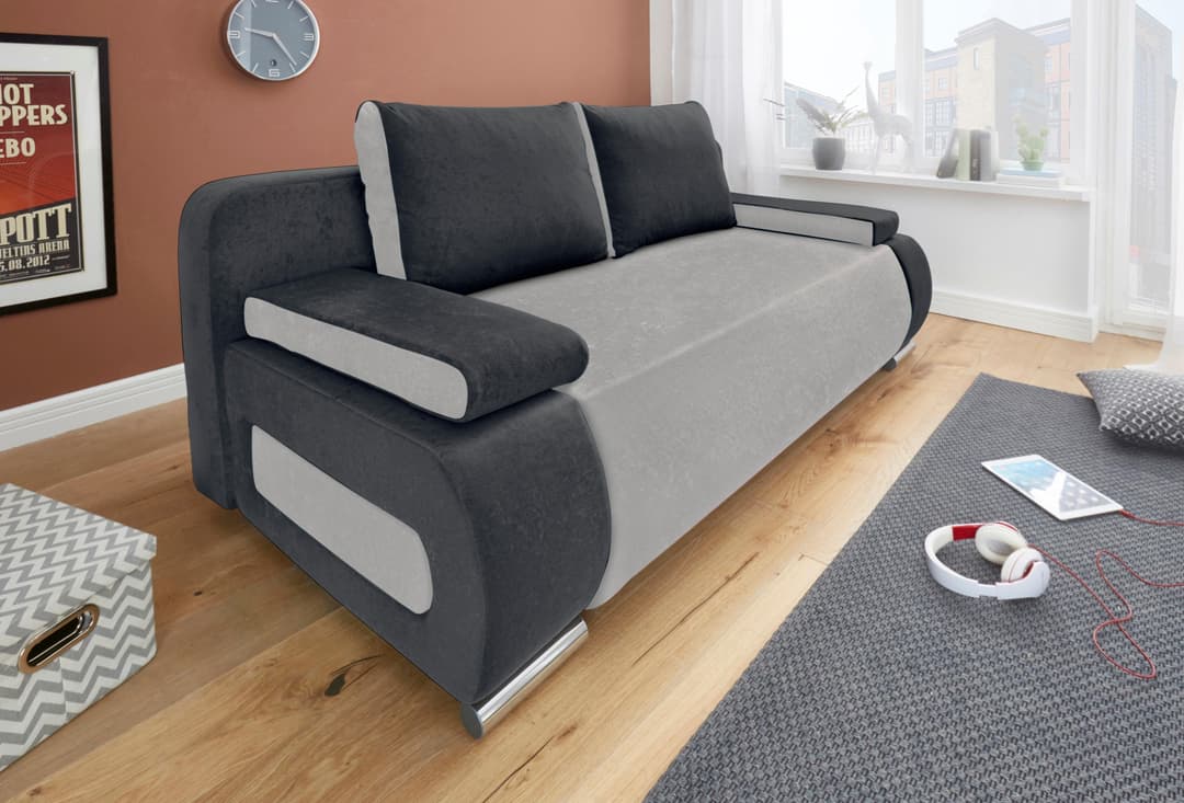 COLLECTION AB Schlafsofa | Grau