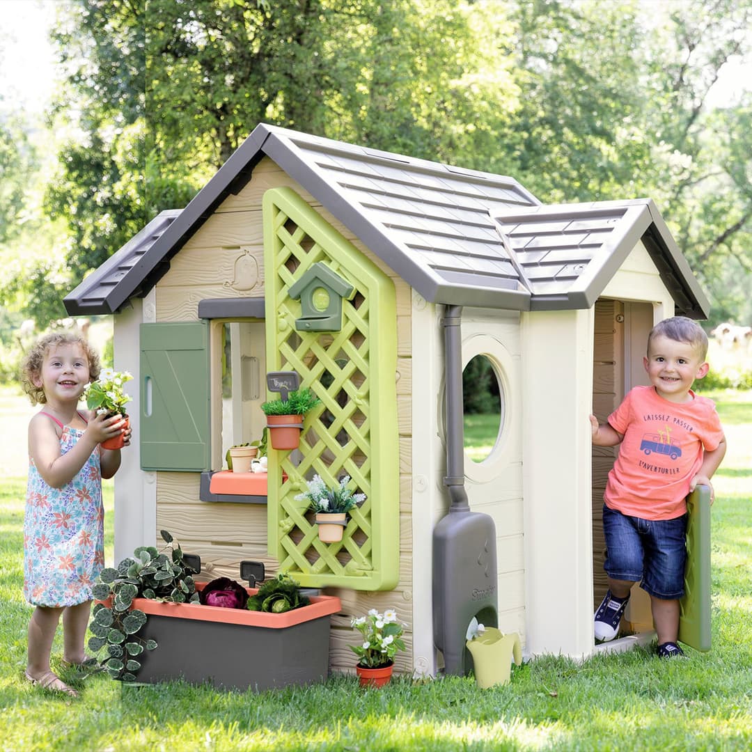 Smoby Spielhaus Smoby Life Garten | Mehrfarbig