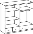 Wimex Kleiderschrank Imago | Weiß 4