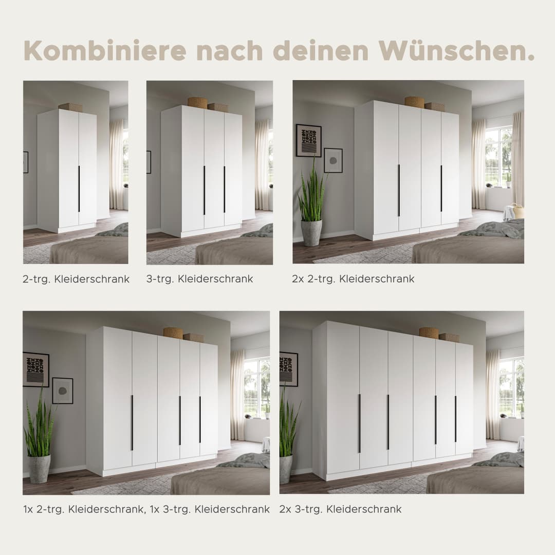 Home affaire Kleiderschrank Skarde | Weiß