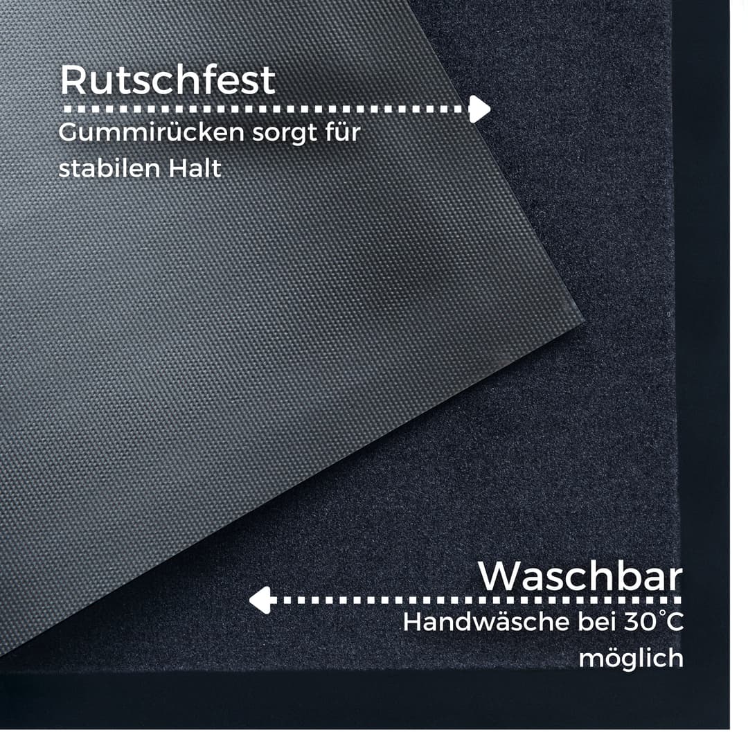 HANSE Home Fußmatte Magne | Grau