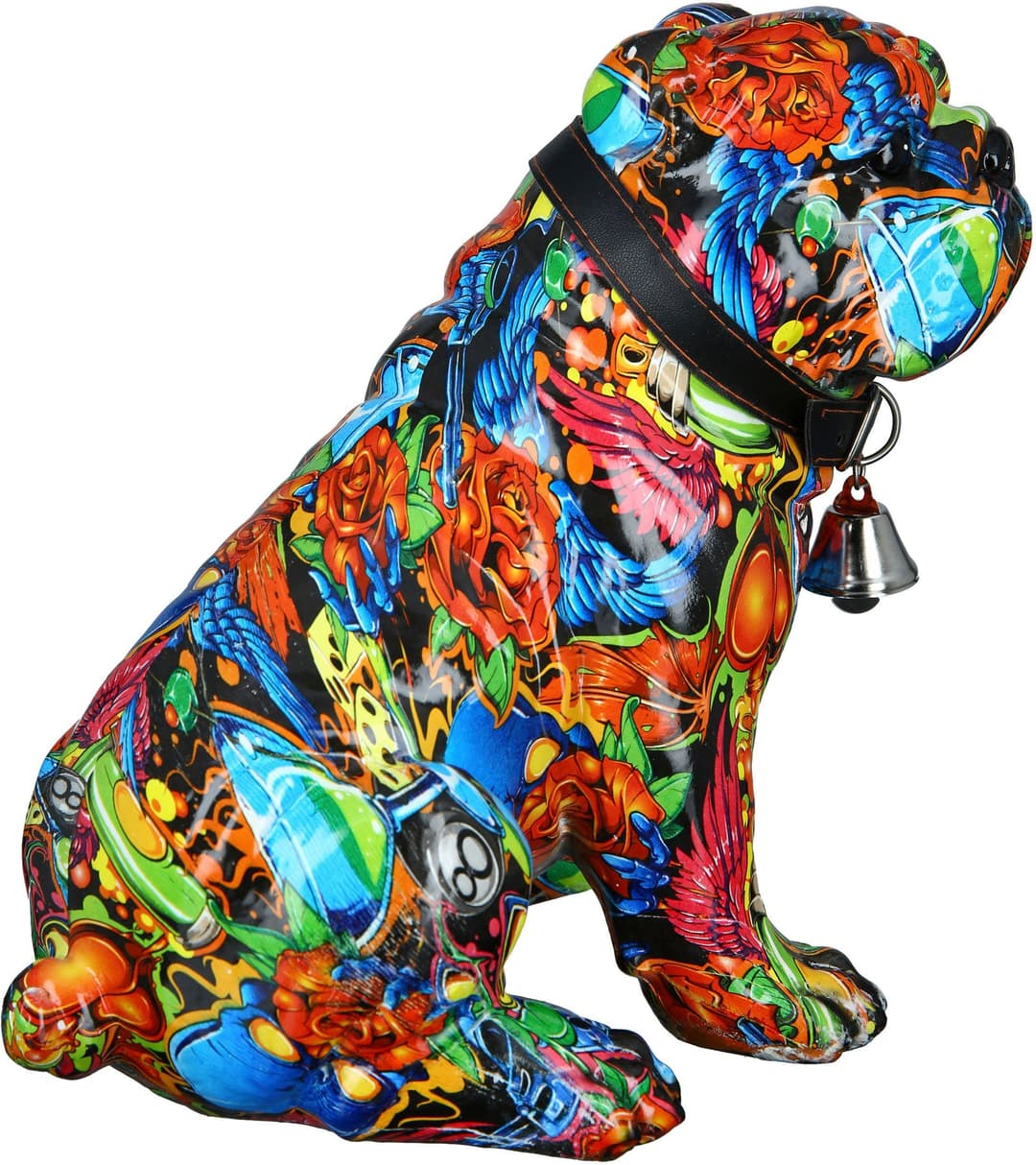 Casablanca by Gilde Tierfigur Mops Urban Graffiti | Mehrfarbig