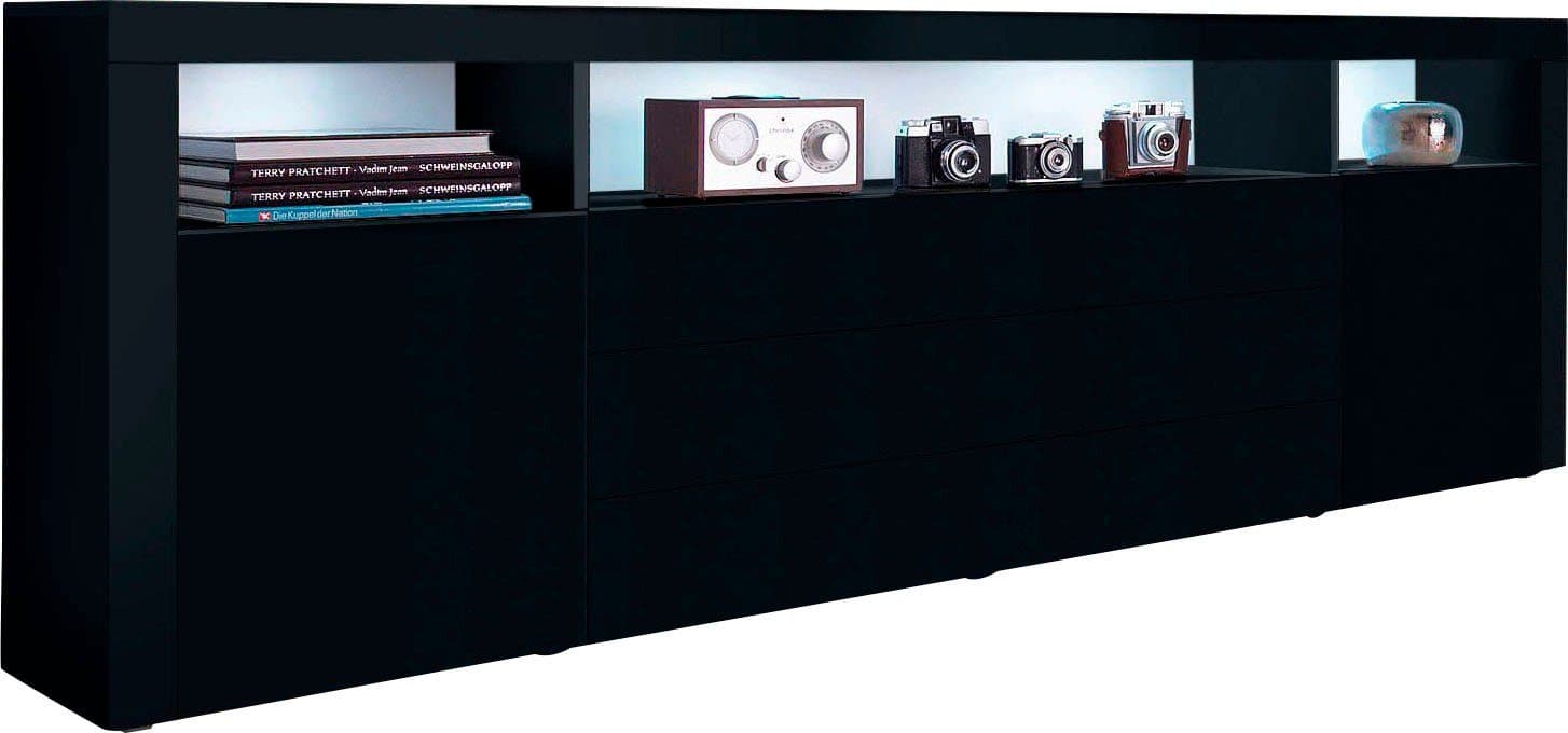 borchardt Möbel Sideboard Santa Fe | Schwarz