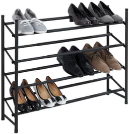 WENKO Schuhregal Hero | Schwarz