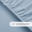 uncover by SCHIESSER Spannbettlaken New Jersey | Blau 4