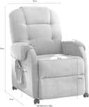 ATLANTIC home collection Relaxsessel Tobi | Beige 4