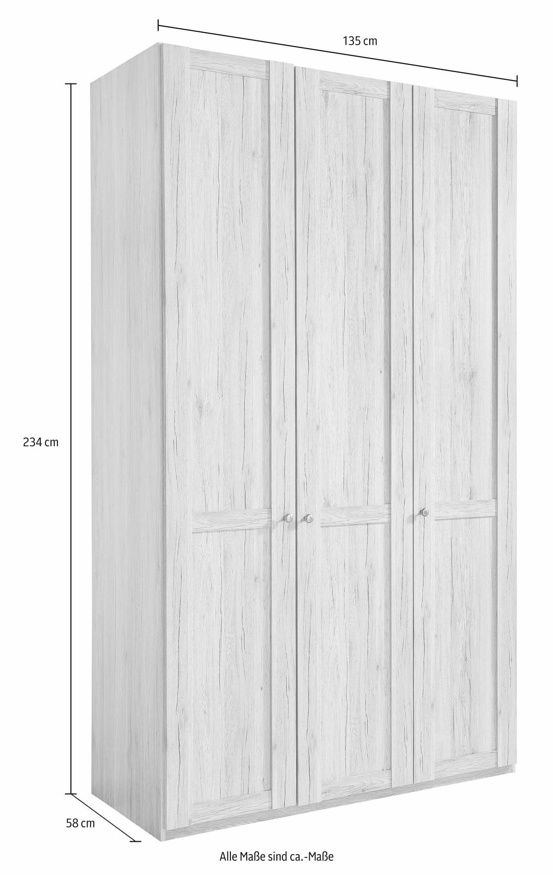 Wimex Kleiderschrank New York | Weiß