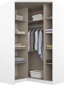 rauch Eckkleiderschrank Bremen | Weiß 4