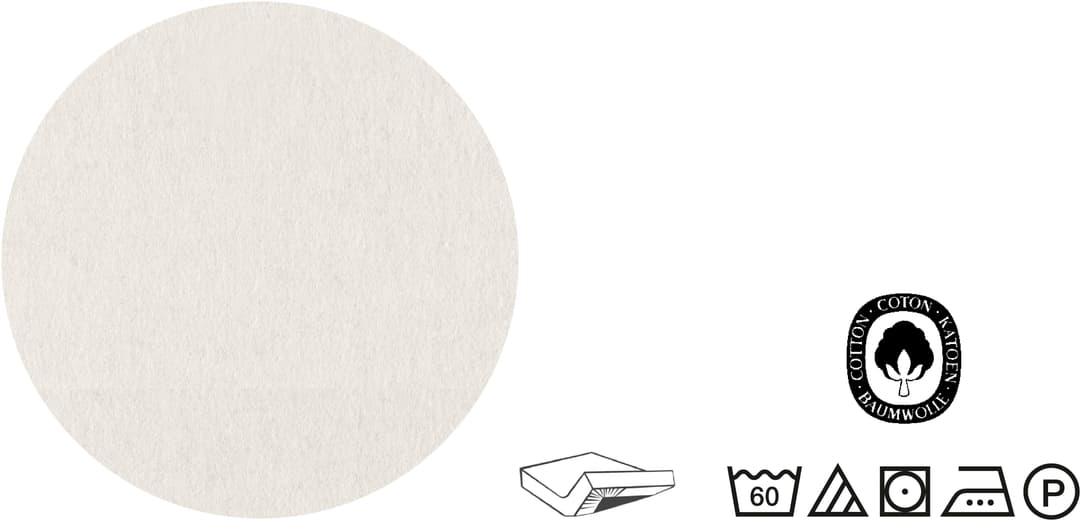 Biberna Spannbettlaken Hermal | Weiß