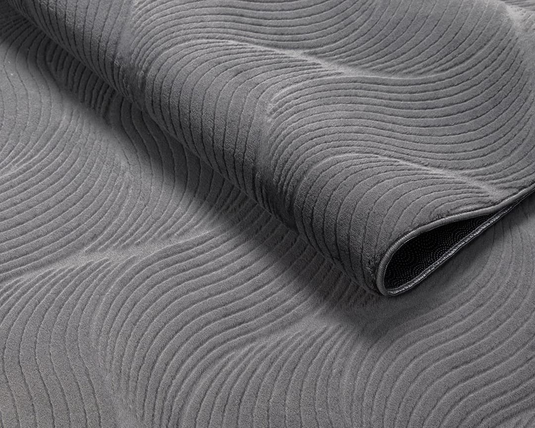 the carpet Teppich Rio | Grau