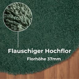 OTTO home Hochflor-Teppich Banji | Grün