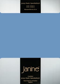 Janine Spannbettlaken ELASTIC 5002 | Blau