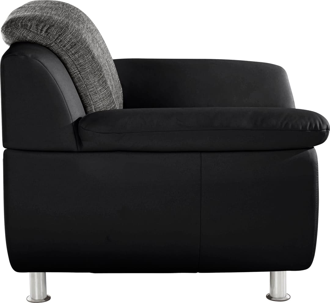 TRENDMANUFAKTUR Sessel Rondo 3 | Schwarz