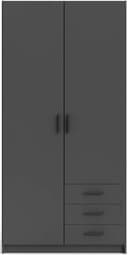 INOSIGN Kleiderschrank Sprint Drehtürenschrank | Schwarz 4