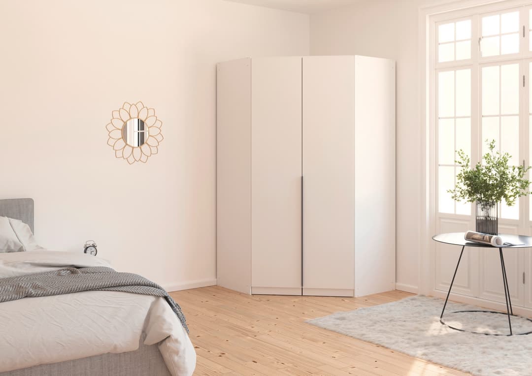 OTTO home Eckkleiderschrank AGORDO | Weiß