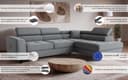 OTTO home Ecksofa AADEN Schlafsofa | Grau 3