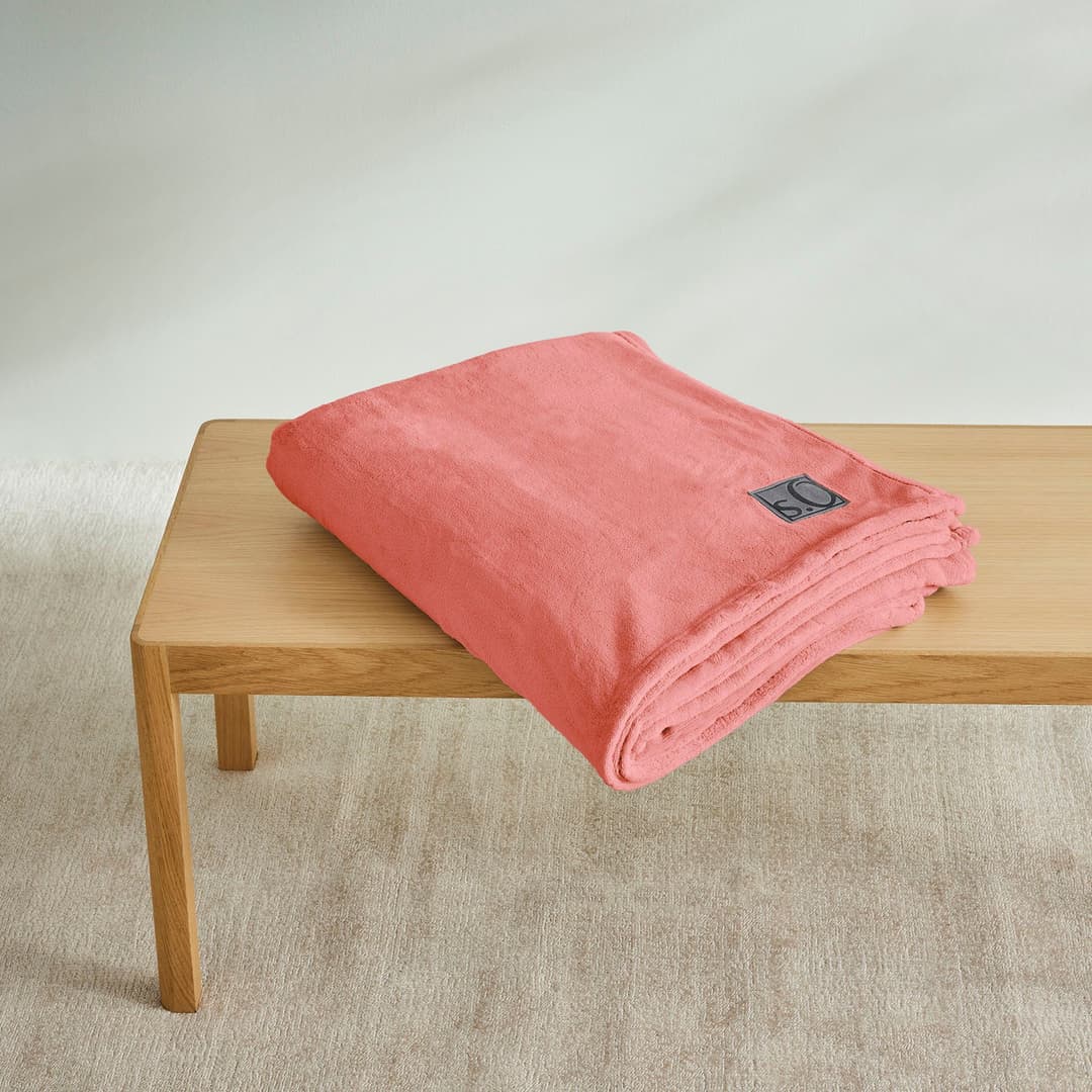 s.Oliver Wohndecke Kuschelsoft | Orange