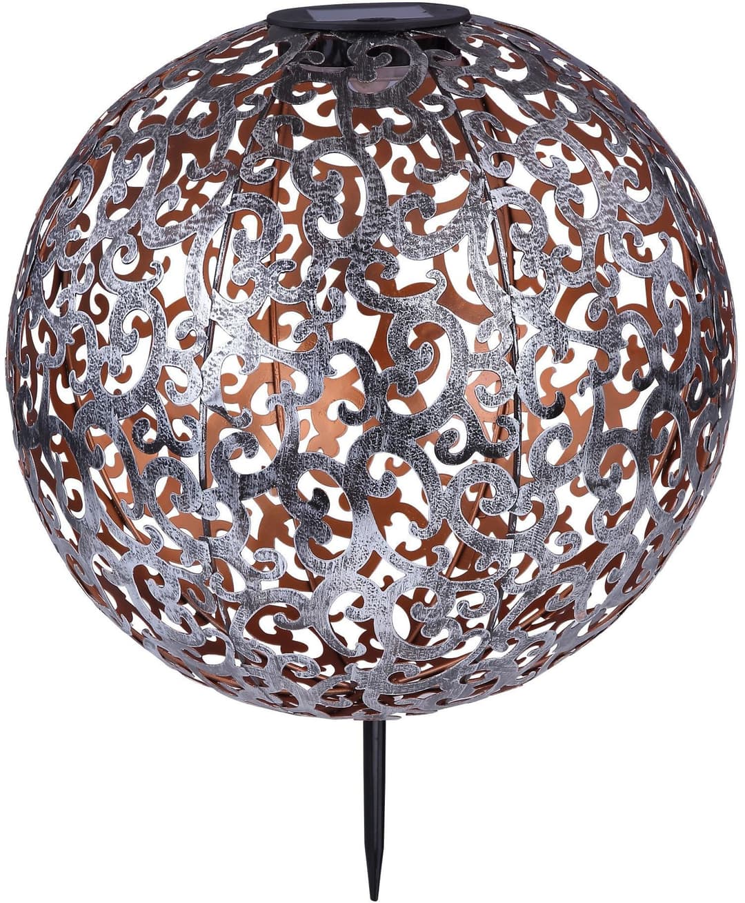 GLOBO LIGHTING LED Solarleuchte SOLAR | Silber