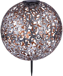 GLOBO LIGHTING LED Solarleuchte SOLAR | Silber