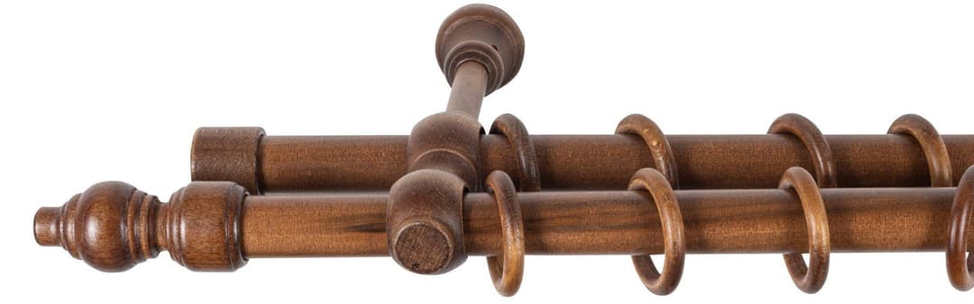 SN DECO GROUP Gardinenstange Filigrano | Braun