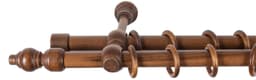 SN DECO GROUP Gardinenstange Filigrano | Braun