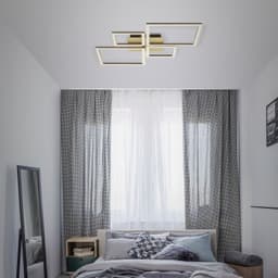 Briloner Leuchten LED Deckenleuchte FRAME | Braun