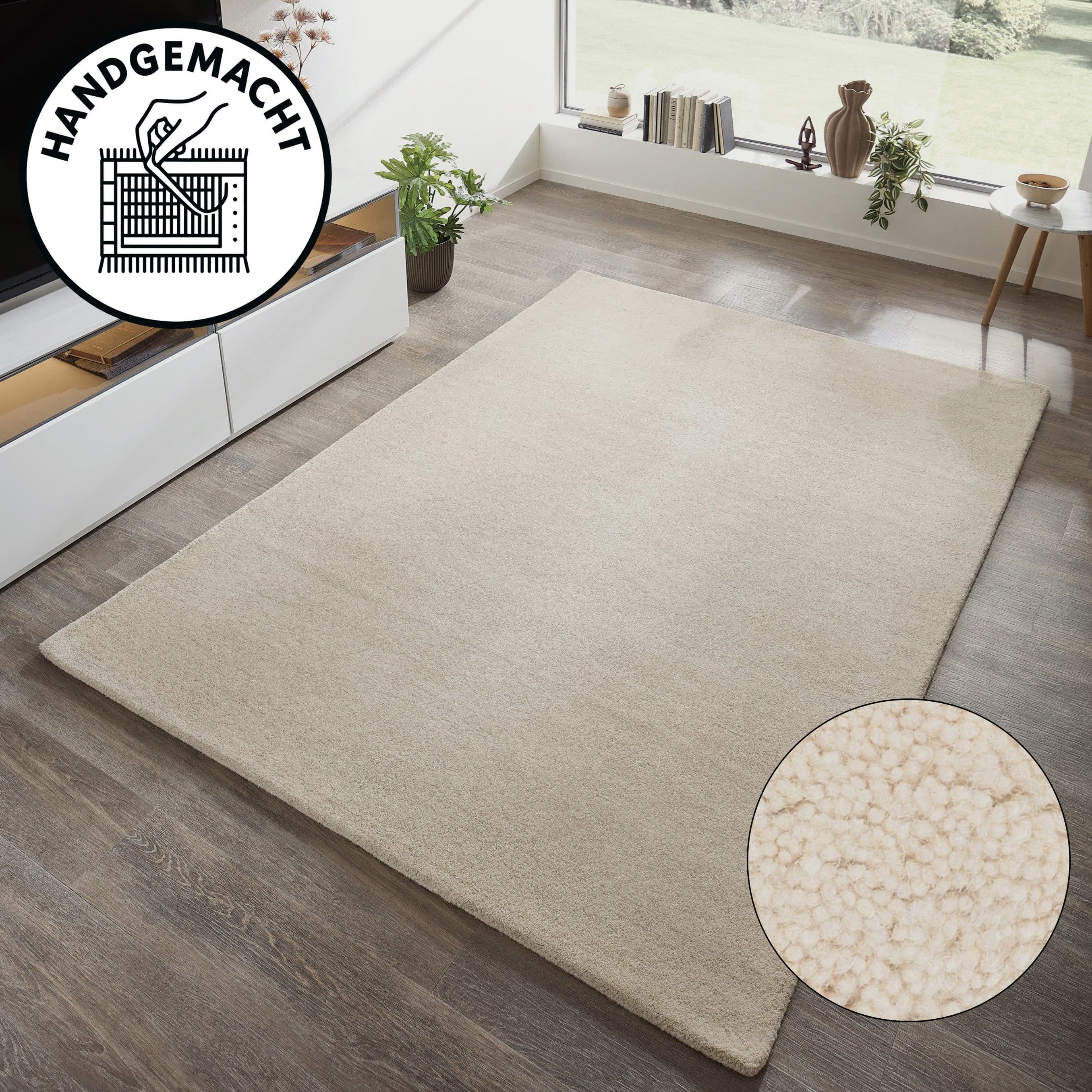 OTTO home Wollteppich Gabbo Natur | Beige
