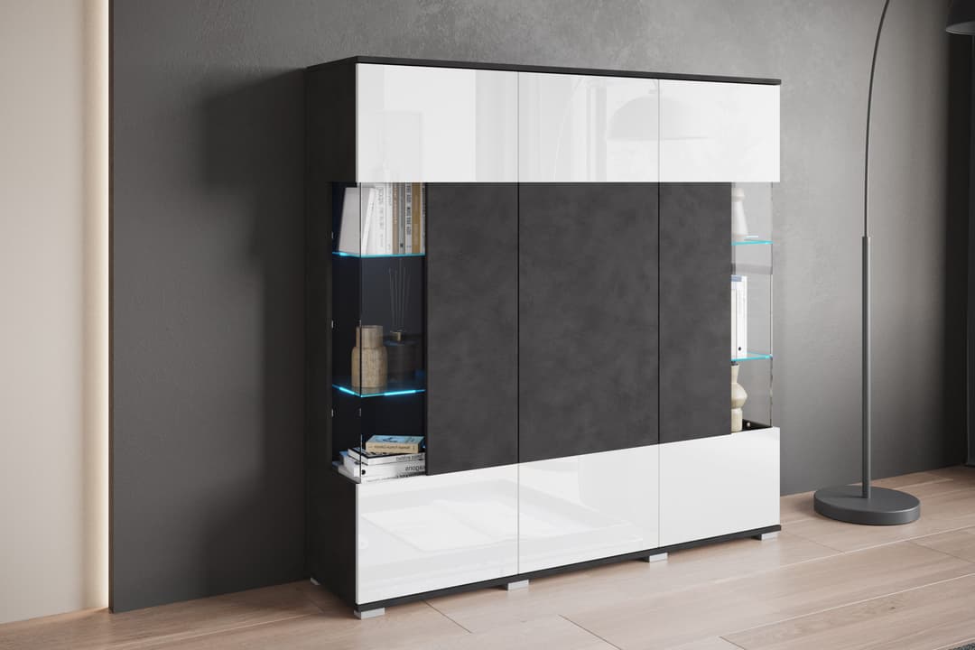 OTTO home Highboard Kenia | Schwarz