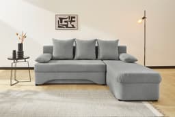 Jockenhöfer Gruppe Ecksofa Polaris L-Form | Grau