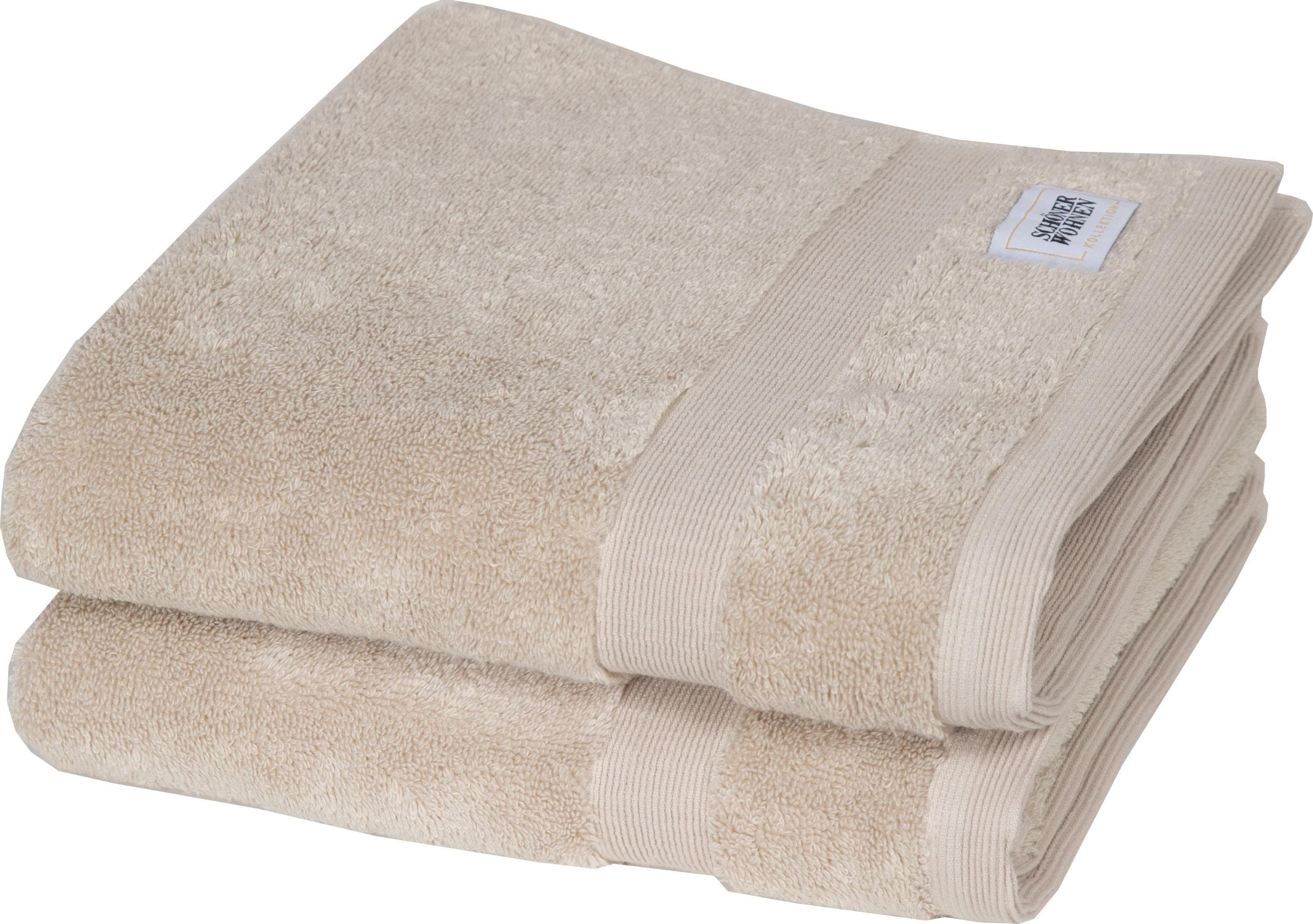 SCHÖNER WOHNEN-Kollektion Handtücher Cuddly | Beige