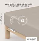 Schlafgut Spannbettlaken PURE | Beige