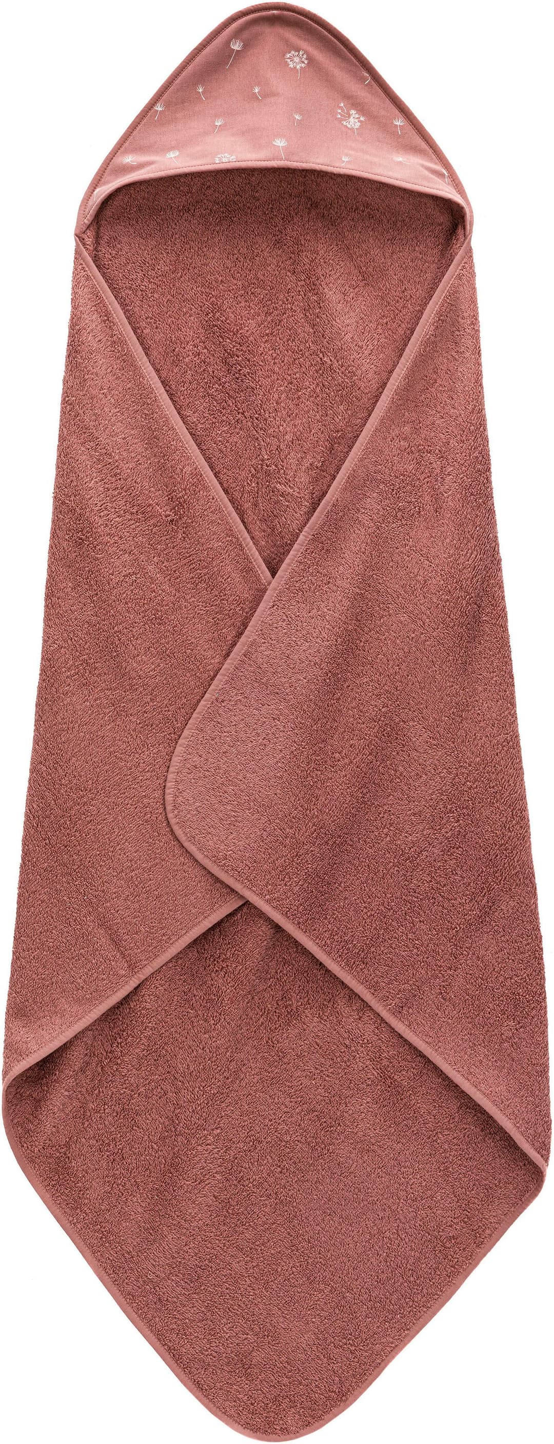 fillikid Kapuzenhandtuch mit Waschhandschuh | Rosa