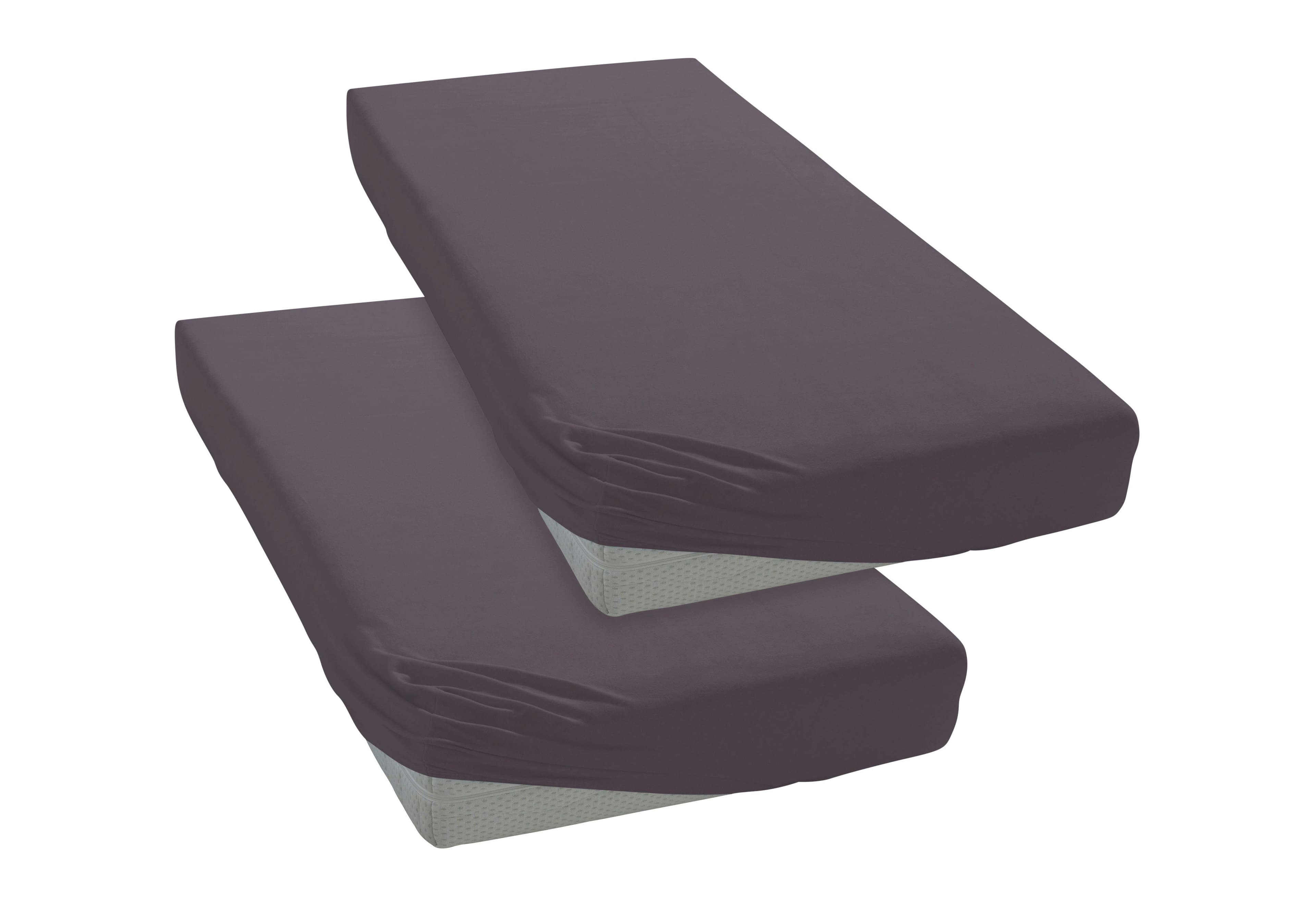 OTTO home Spannbettlaken PHYSALIS | Grau