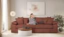 Home affaire Big-Sofa Soft&Cosy XL | Terrakotta