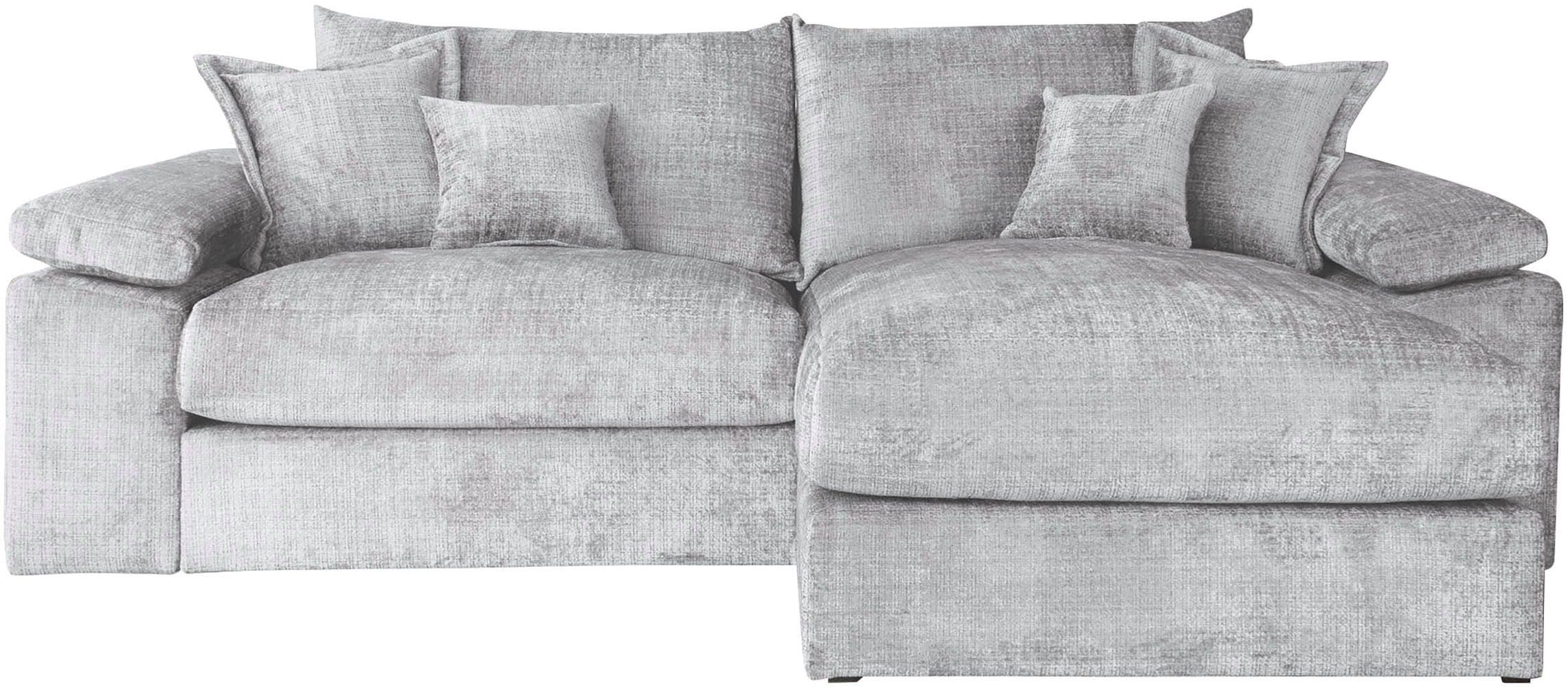 Home affaire Ecksofa Soft&Cosy XL L-Form | Grau