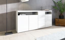 borchardt Möbel Highboard Kapstadt | Weiß