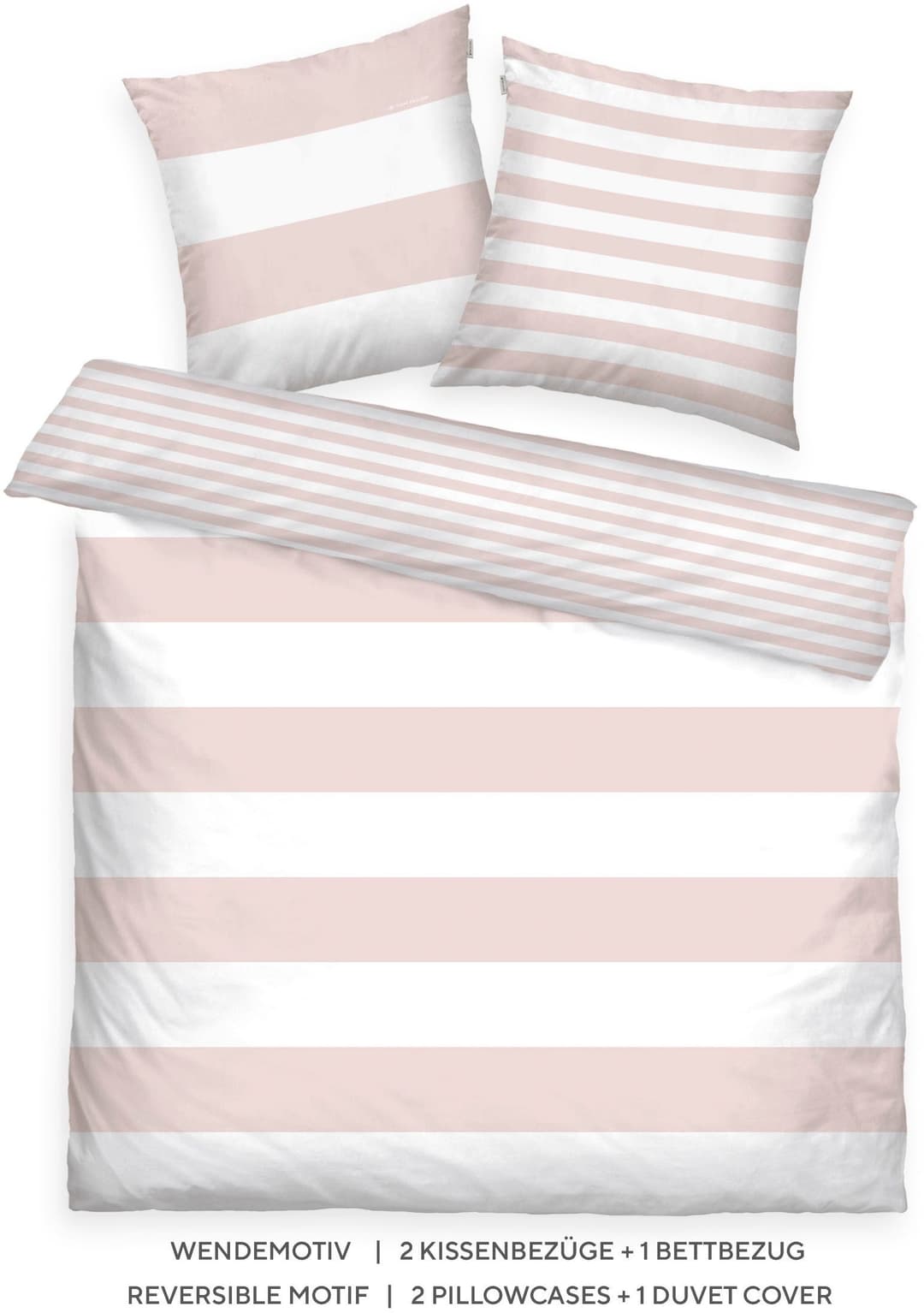 TOM TAILOR HOME Wendebettwäsche SIENA | Rosa