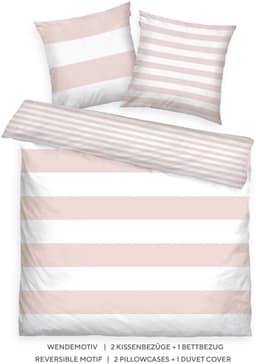 TOM TAILOR HOME Wendebettwäsche SIENA | Rosa
