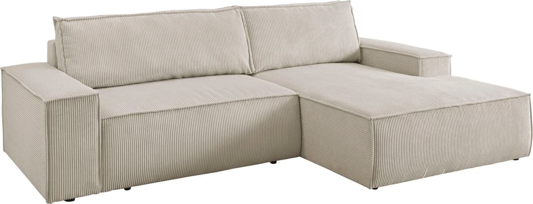 Home affaire Ecksofa SHERWOOD L-Form | Beige