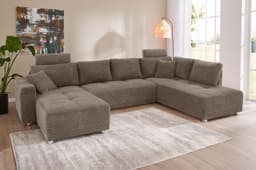 Jockenhöfer Gruppe Wohnlandschaft Orlando U-Form | Braun