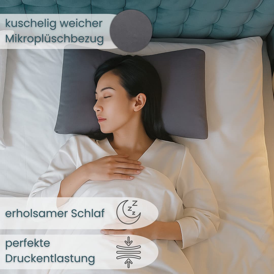 OTTO home Nackenstützkissen Jenille | Grau