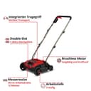 Einhell Akku-Vertikutierer / Lüfter GC-SC 18/28 DS Li-Solo | Schwarz 2