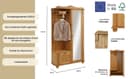 OTTO home Kompaktgarderobe Adele | Holztöne 2