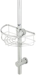 WENKO Duschablage Duschstangencaddy Floresta Rund | Silber 5
