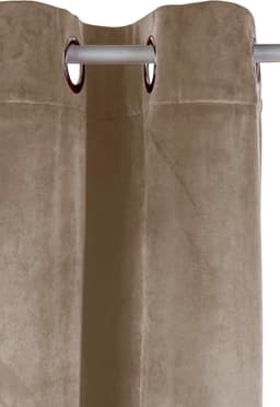 LeGer Home by Lena Gercke Vorhang Samt Ladina | Beige